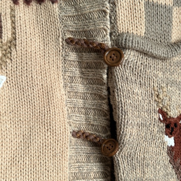 Storybook Knits | Vintage Woodland Cardigan 🦌 🍁 🌲 - Picture 3 of 4